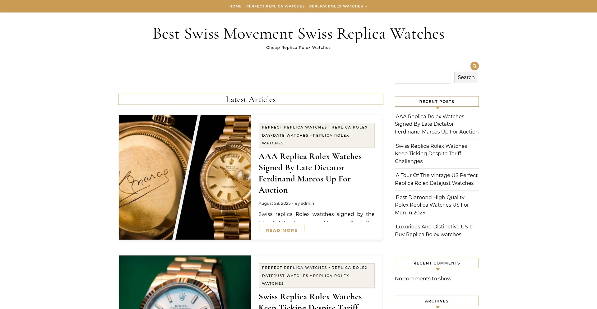 Website screenshot of Topreplica.us