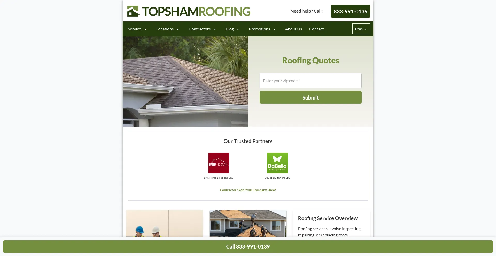 Topshamroofing.com