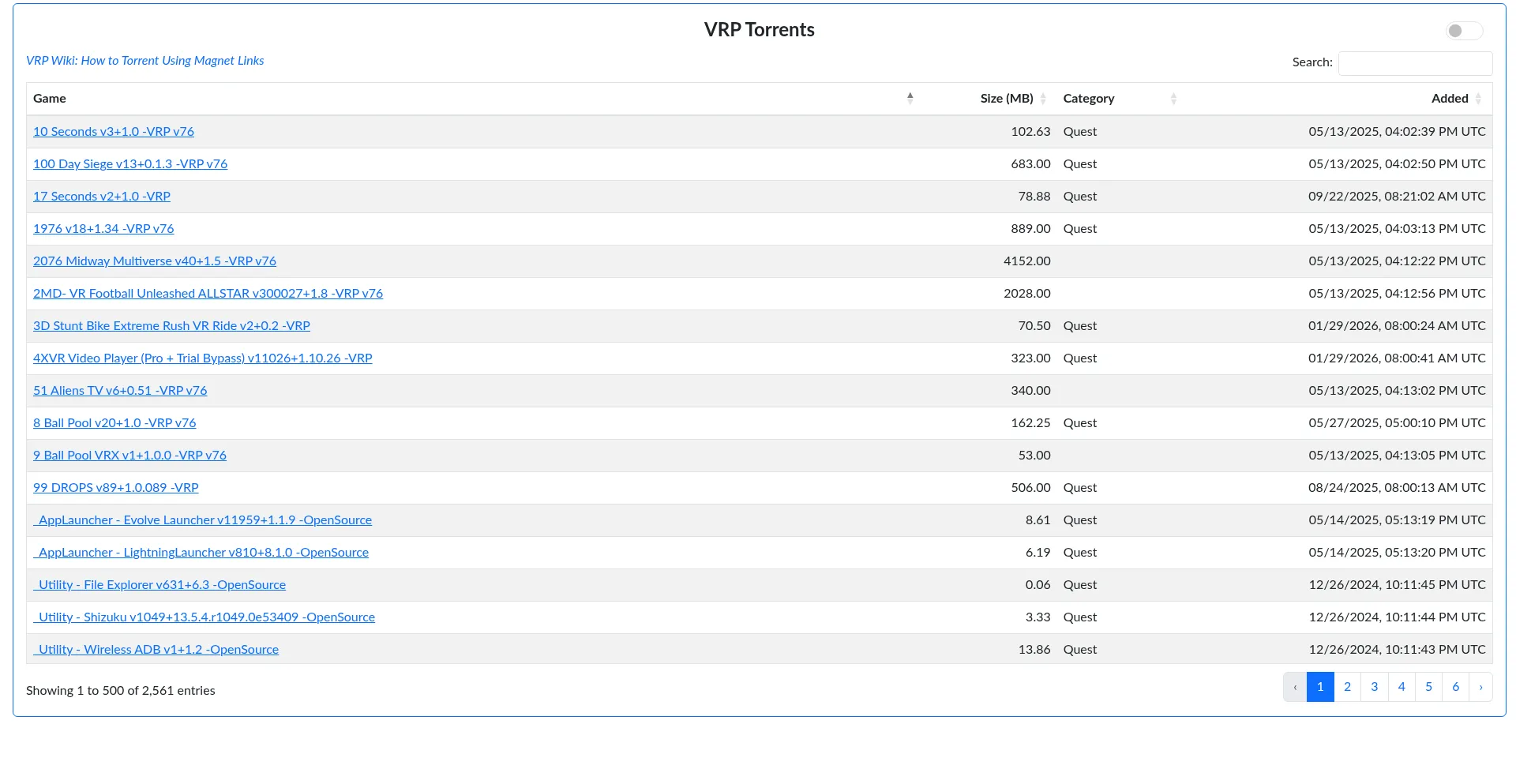 Torrents.vrpirates.wiki