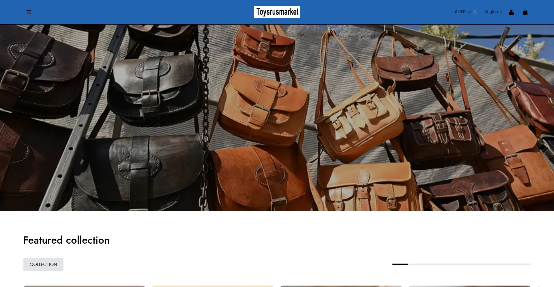 Website screenshot of Toysrusmarket.com