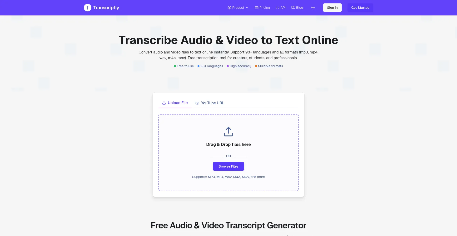 Transcriptly.org