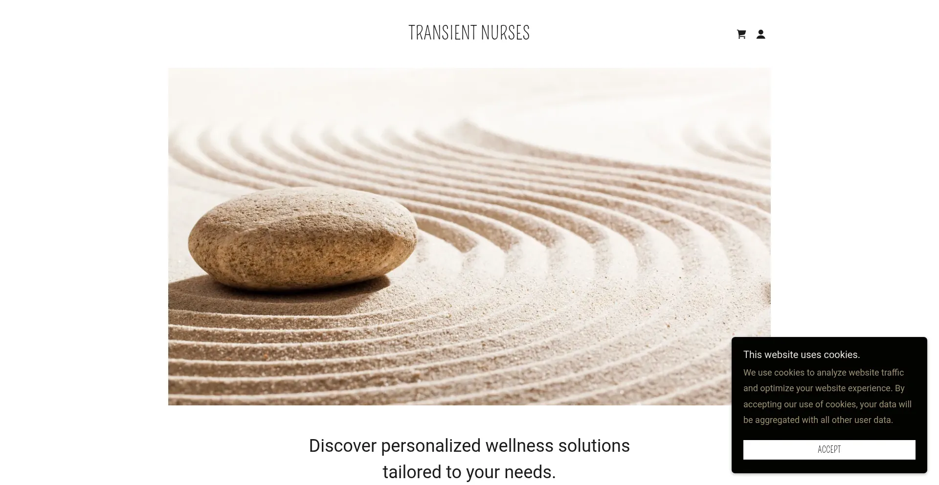 Website screenshot of Transientnurses.com