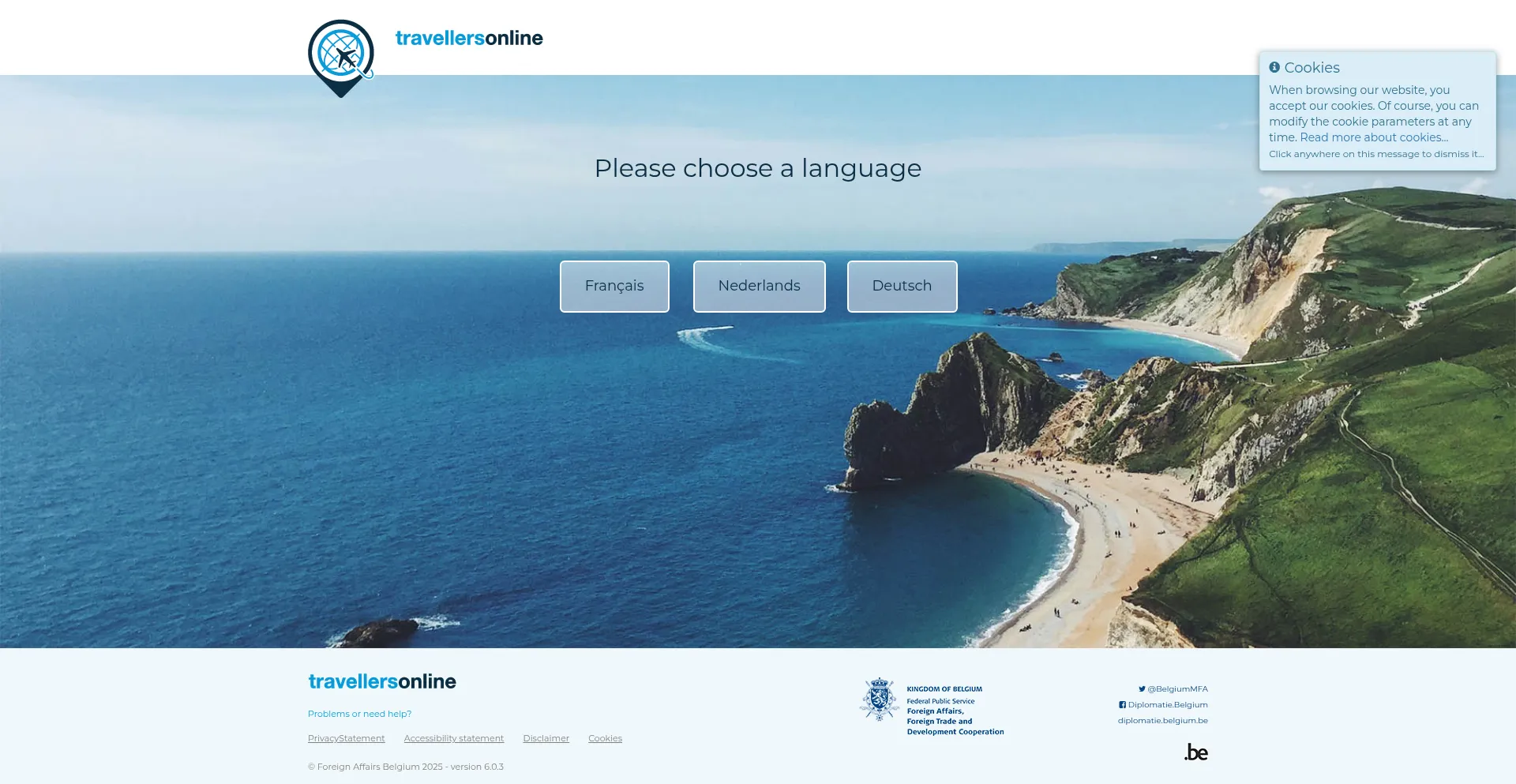 Travellersonline.diplomatie.be
