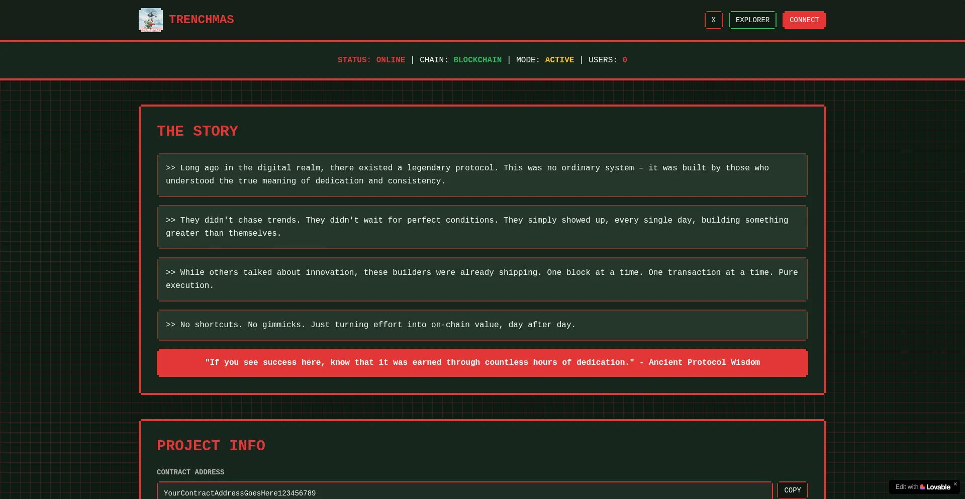 Trenchmas.lovable.app