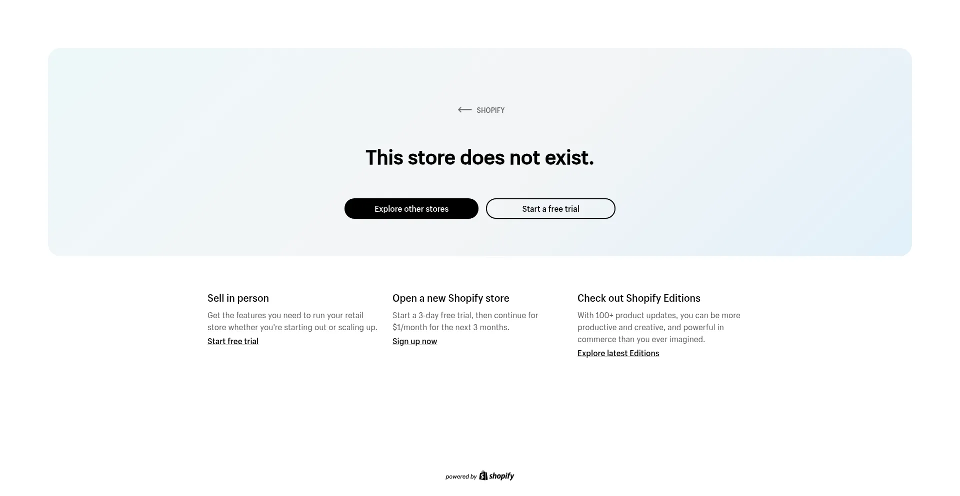 Website screenshot of Trendysport.store