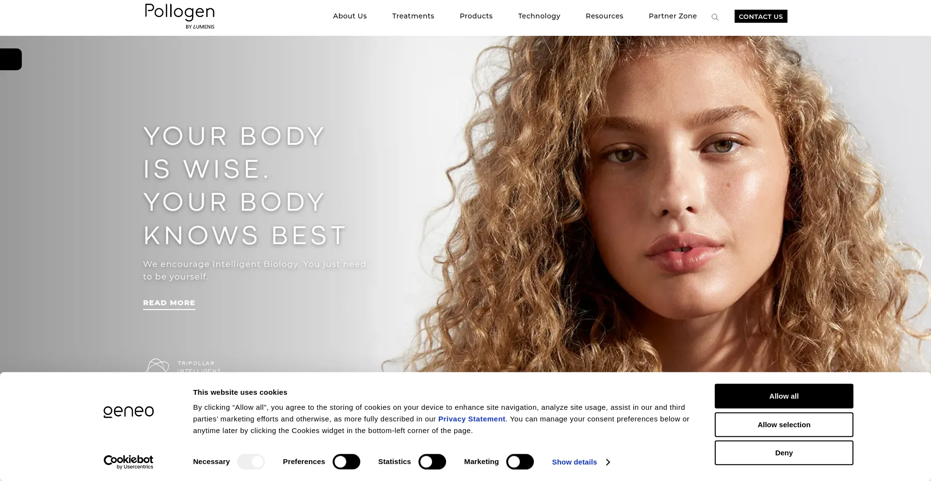 Website screenshot of Tripollar.com