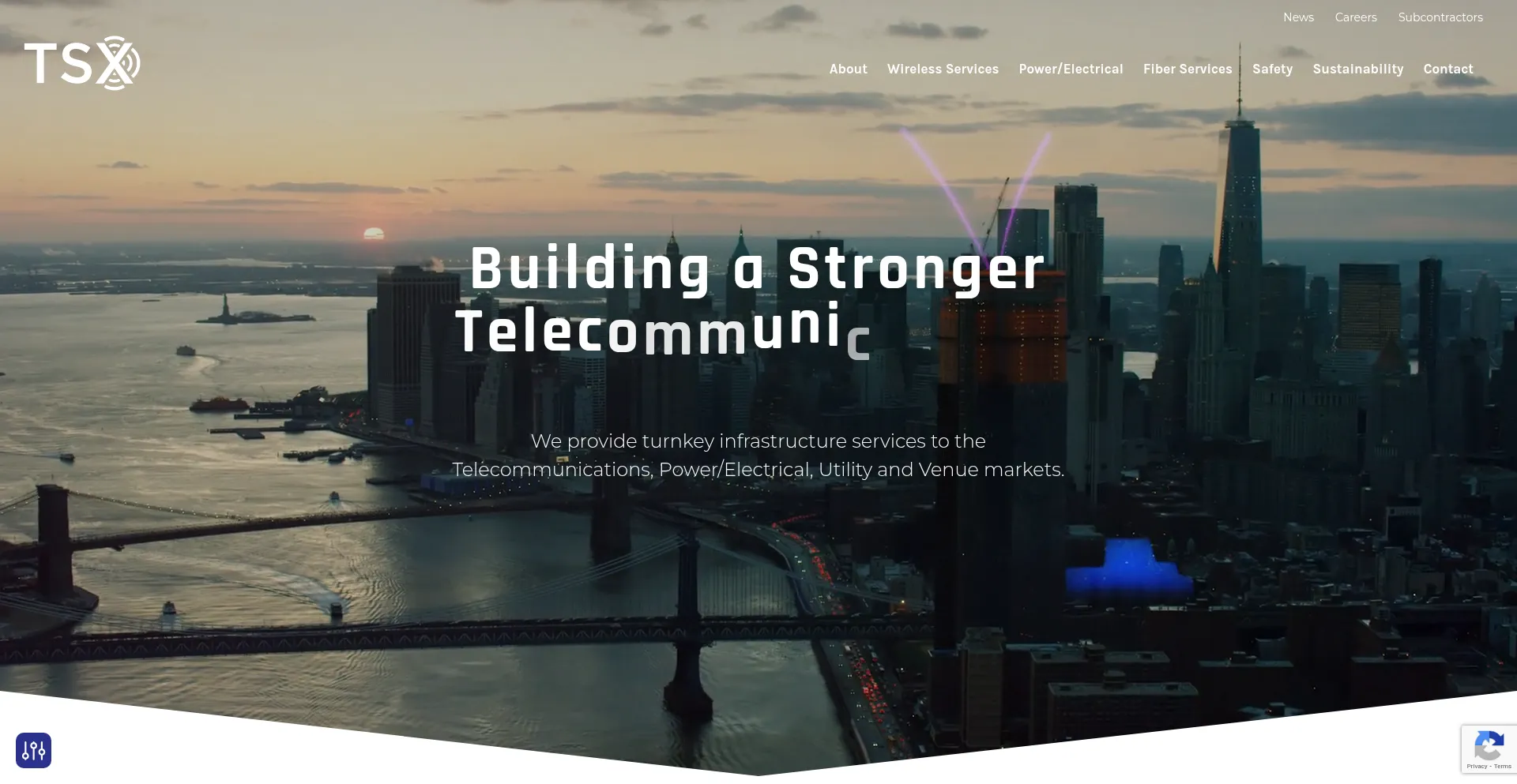 Website screenshot of Tristrux.com