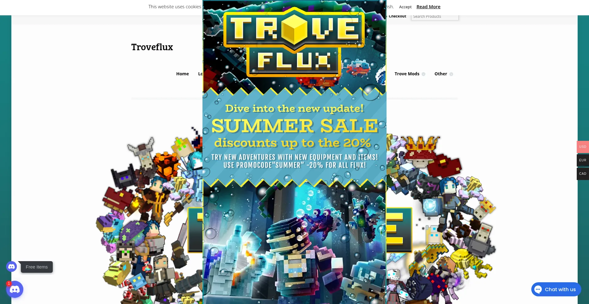 Website screenshot of Trvflux.com