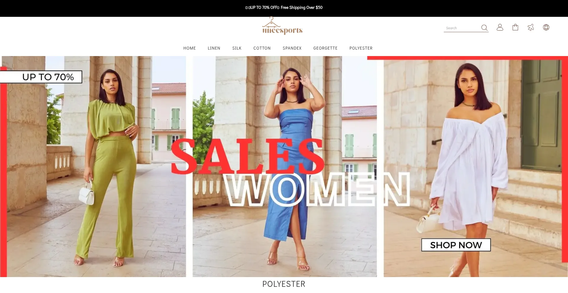 Website screenshot of Trvloutlet.shop