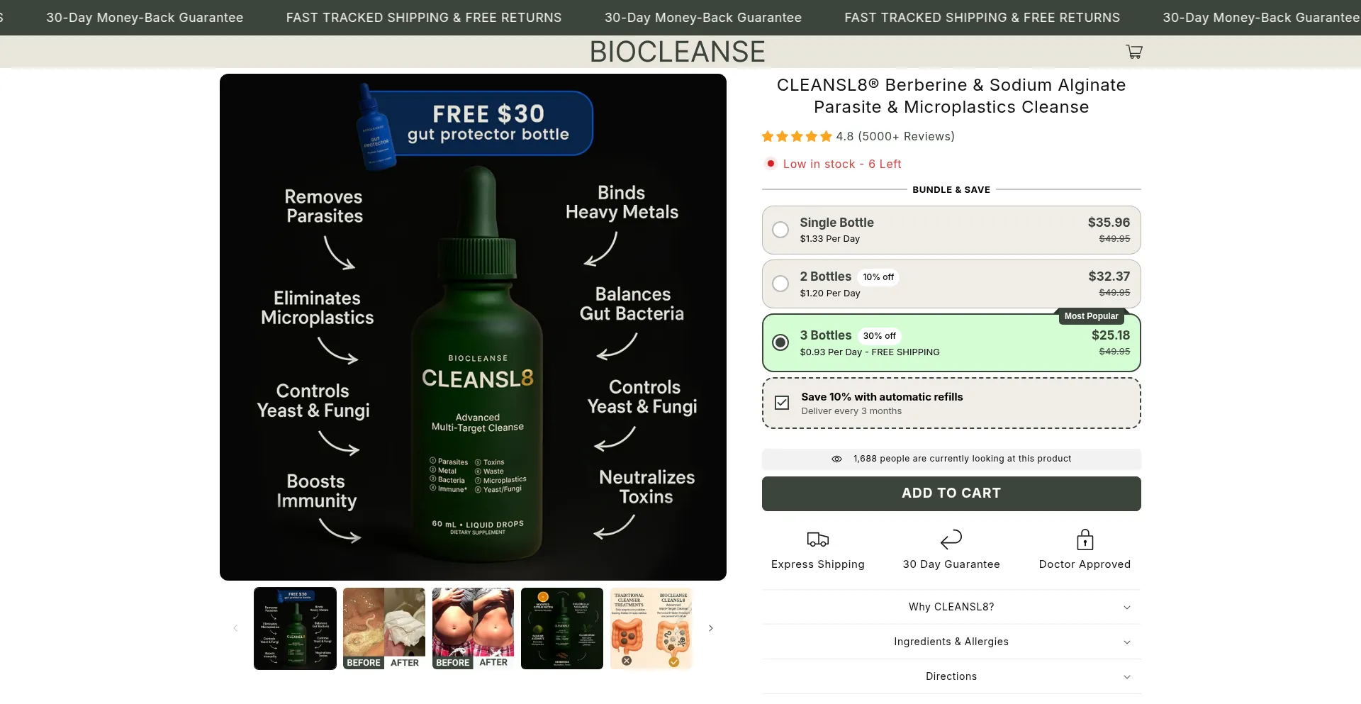 Trybiocleanse.com
