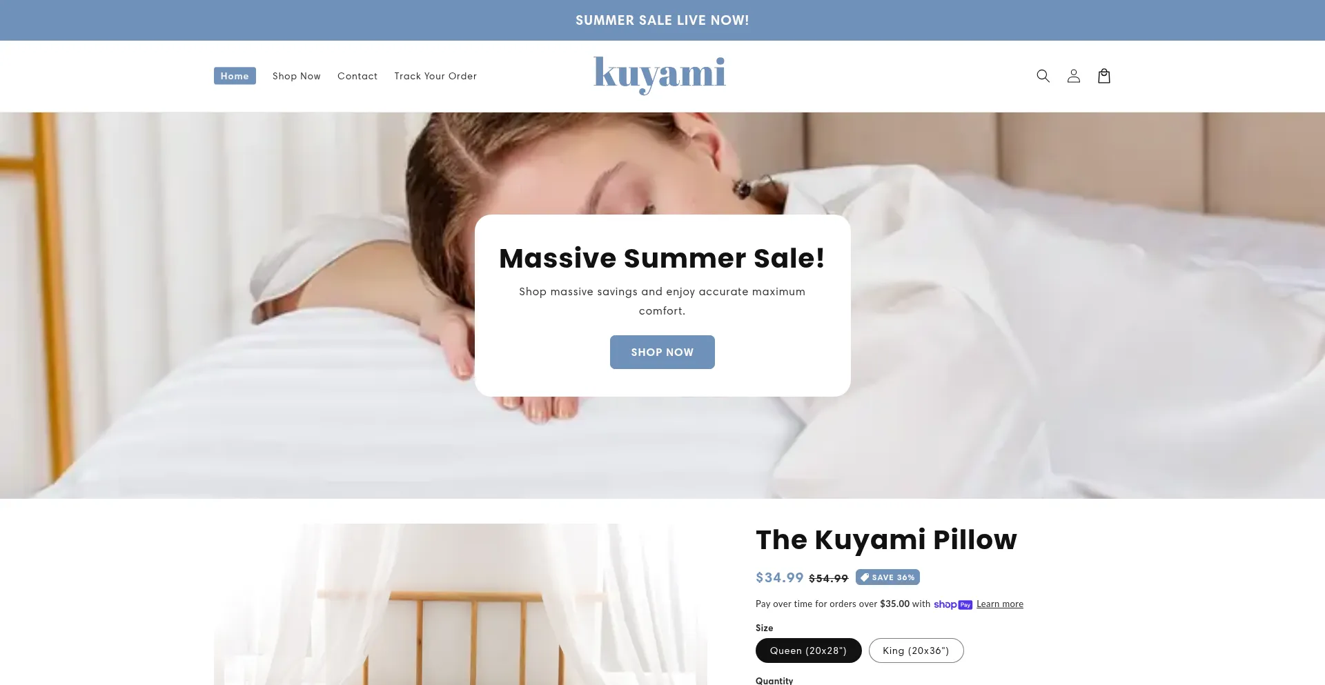 Website screenshot of Trykuyami.com