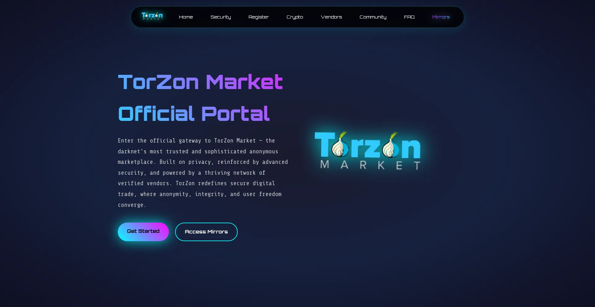 Website screenshot of Trznwiki.com