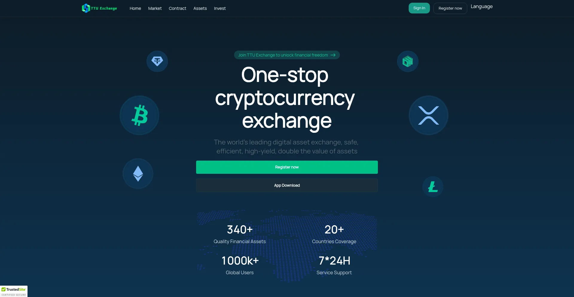Website screenshot of Ttuex.com