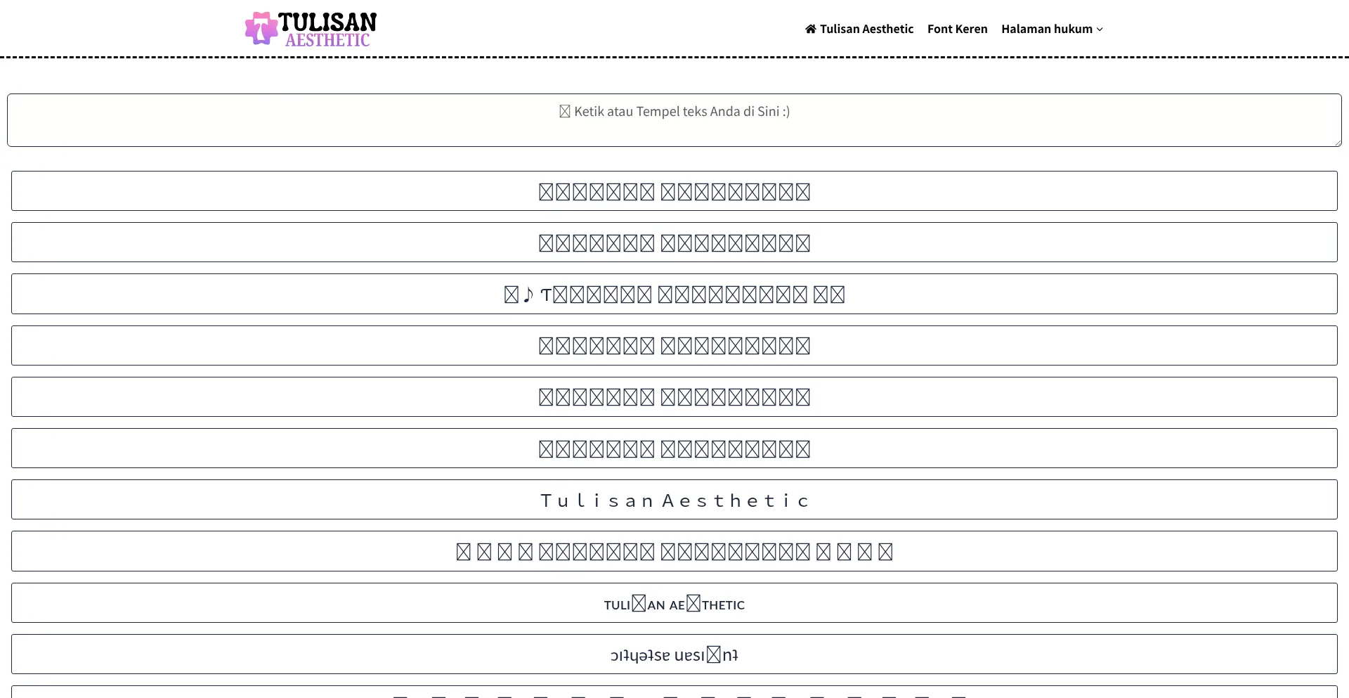 Tulisanaesthetics.com