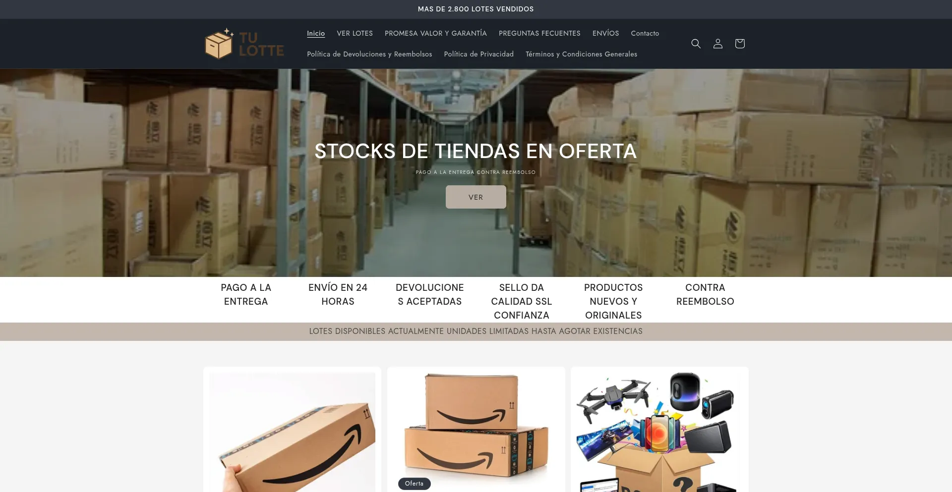 Website screenshot of Tulotte.net