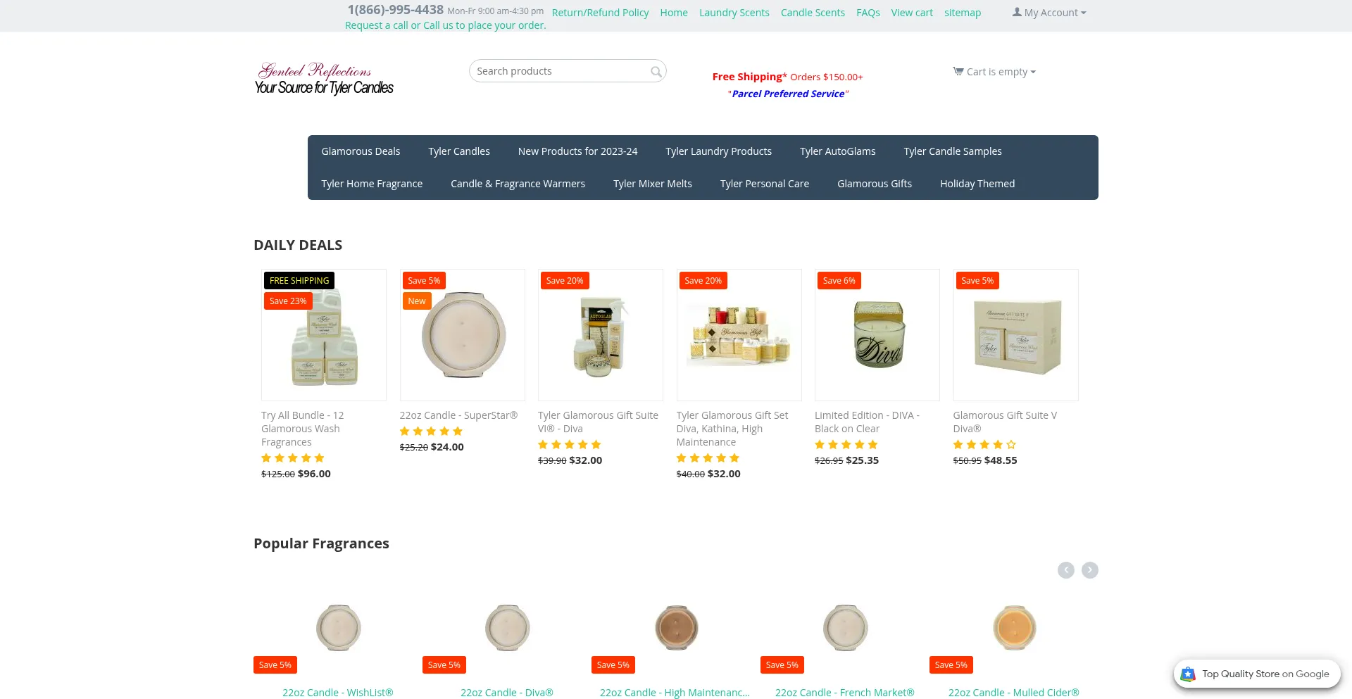 Tylercandlestore.com