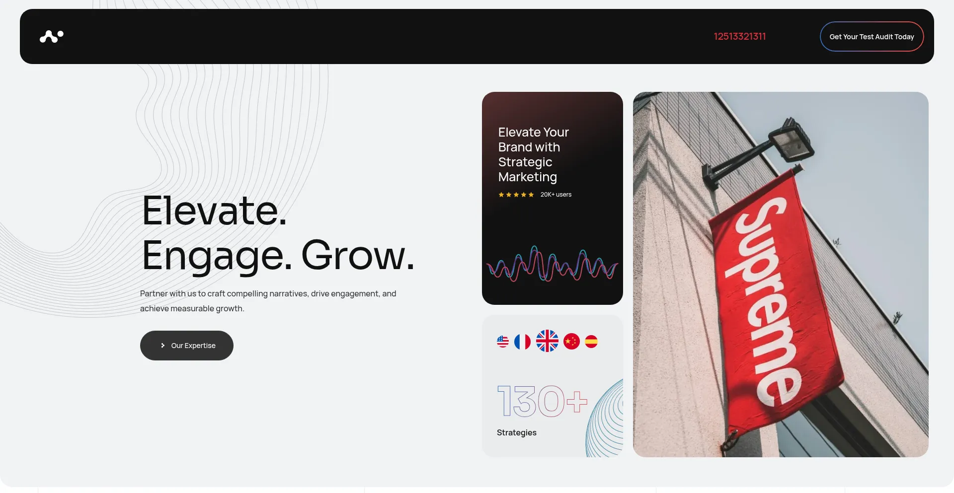 Website screenshot of Tynova.store