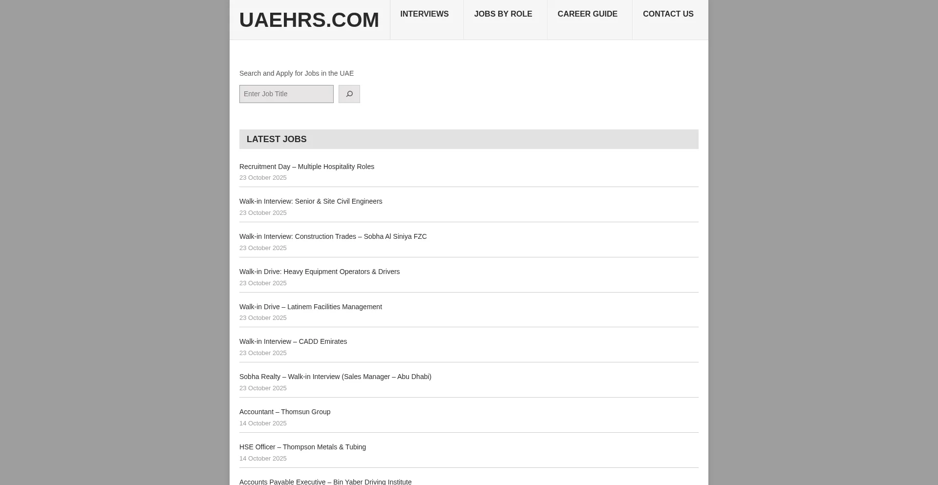 Uaehrs.com