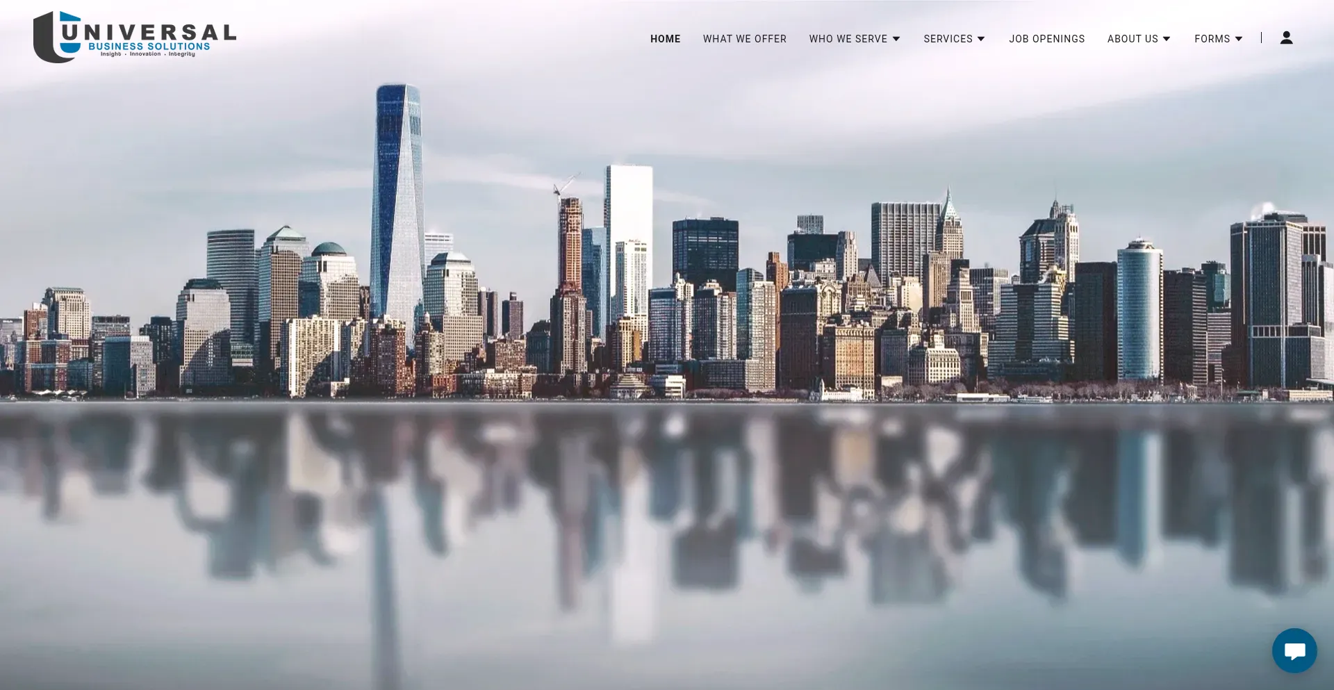 Website screenshot of Ubsolutions.com