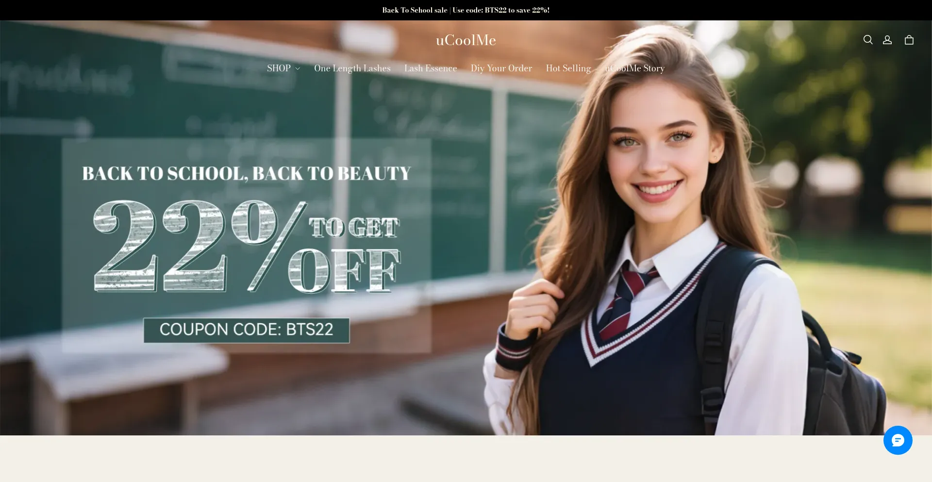Website screenshot of Ucoolme.com