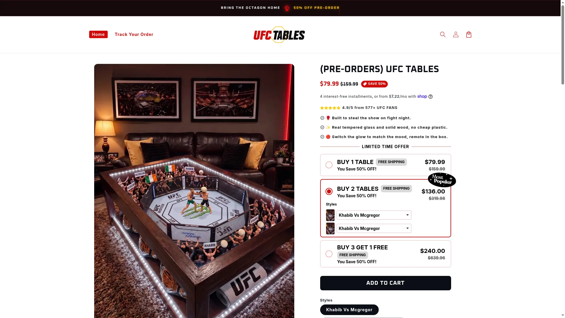 Ufctables.store