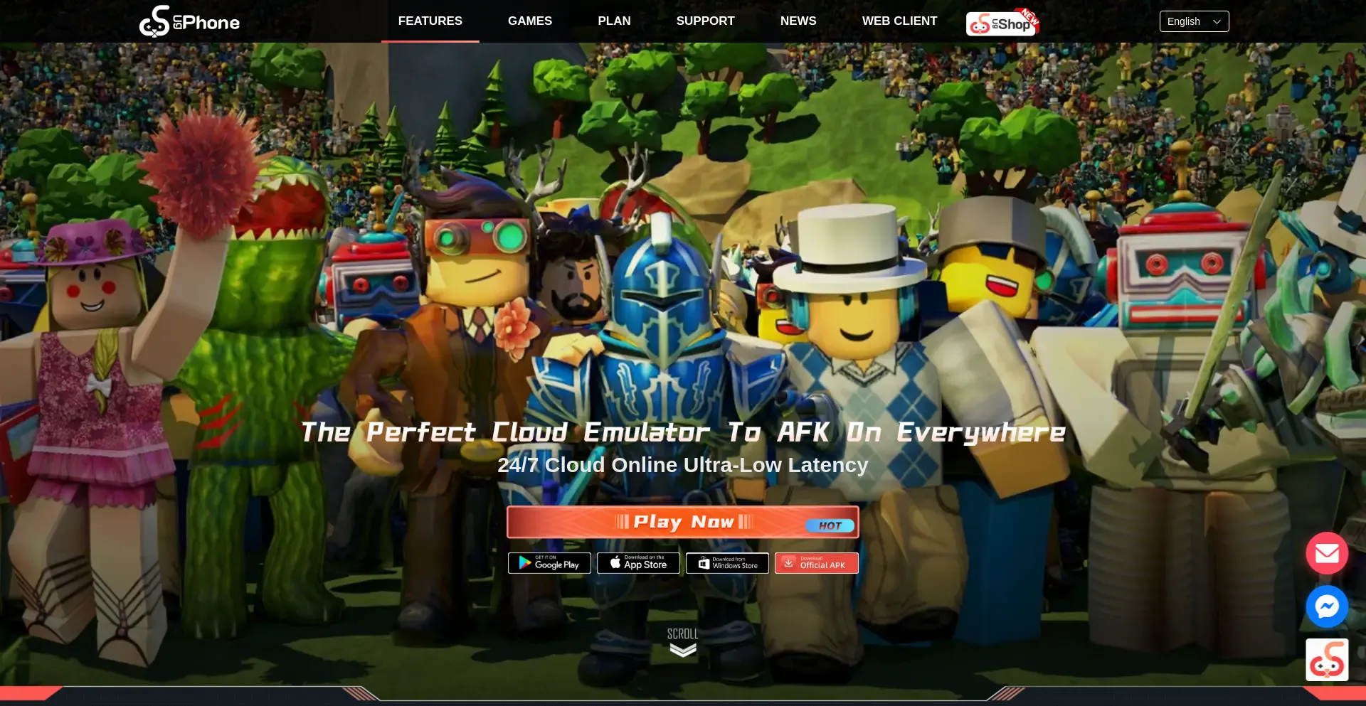 Website screenshot of Ugphone.com