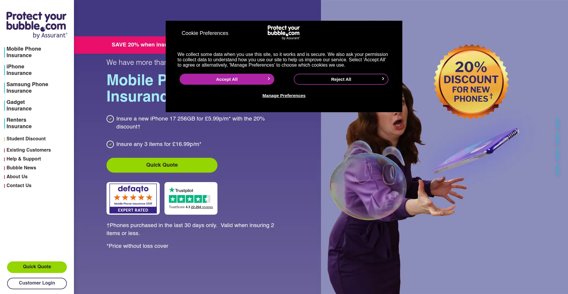 Uk.protectyourbubble.com