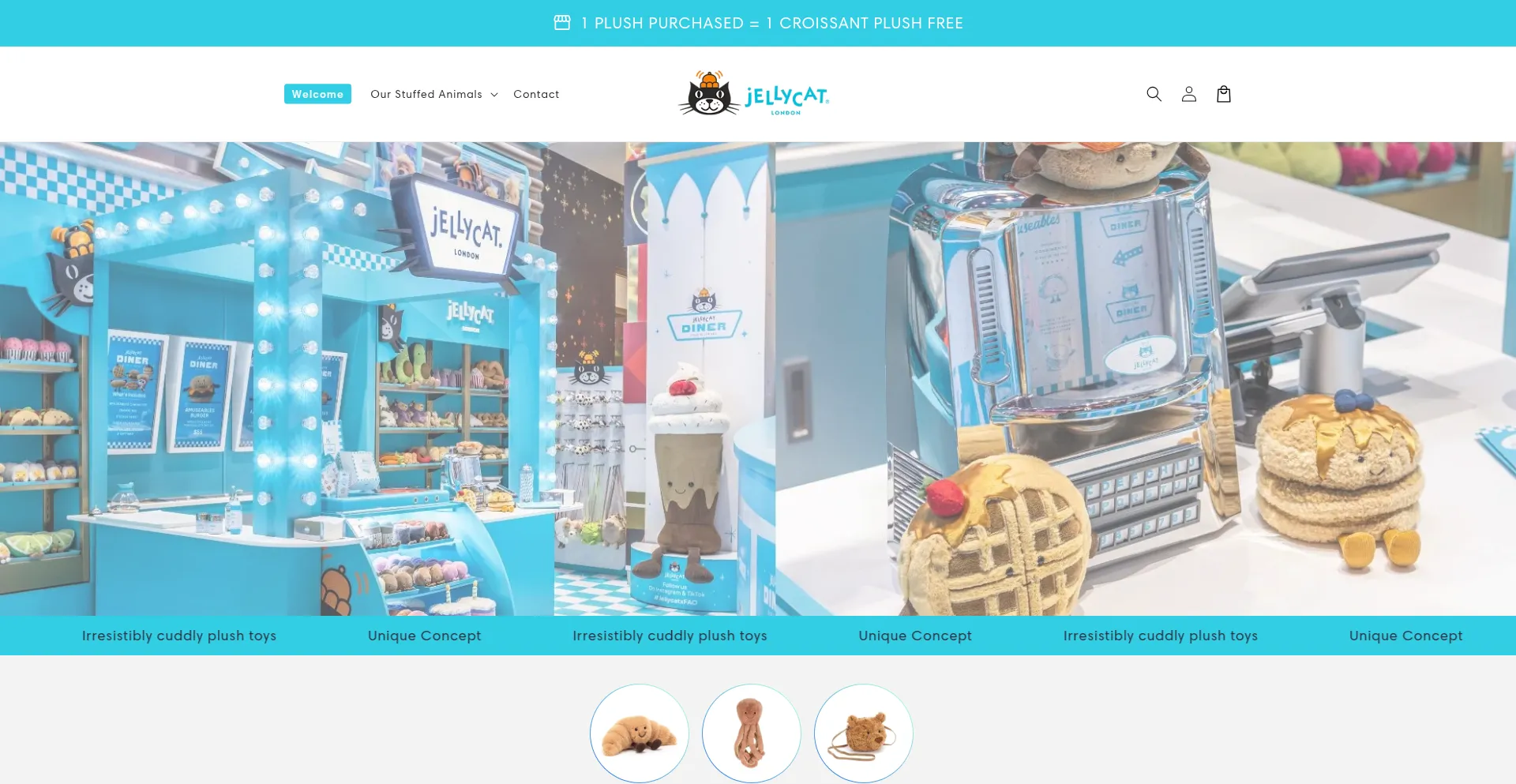 Website screenshot of Uk-jellycat.com