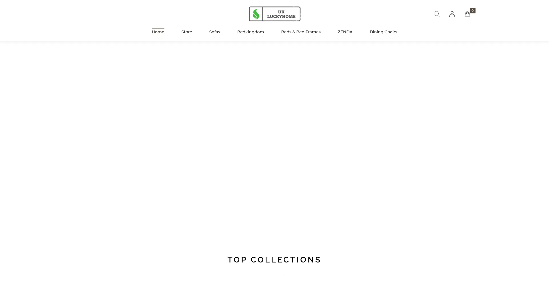 Website screenshot of Ukluckyhome.com