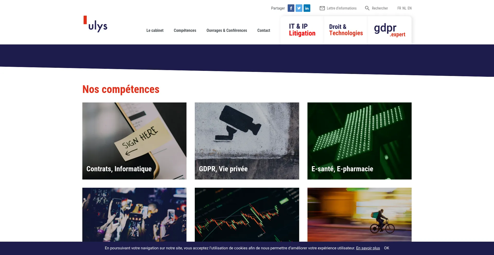 Website screenshot of Ulys.net