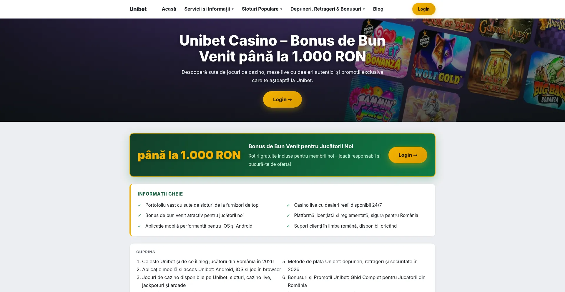 Unibets-romania.com