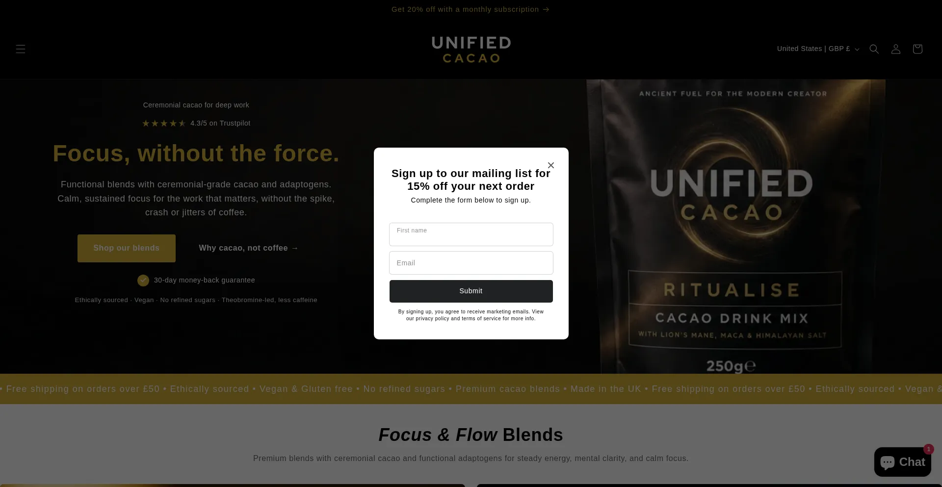 Unifiedcacao.co.uk