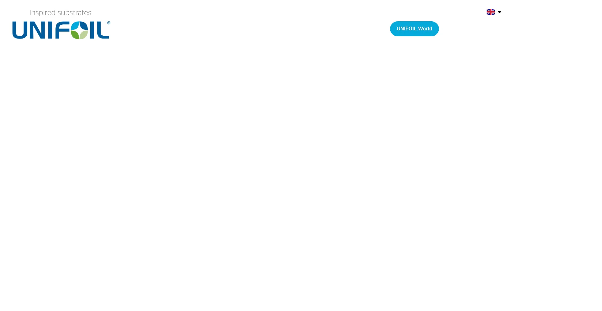 Website screenshot of Unifoil.com