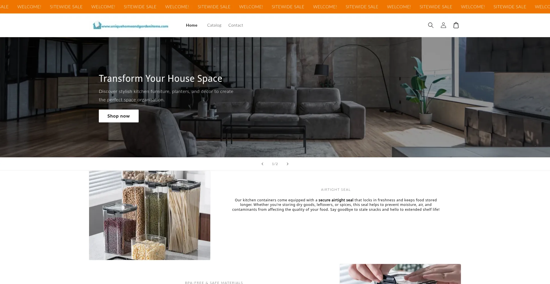 Uniquehomeandgardenitems.com
