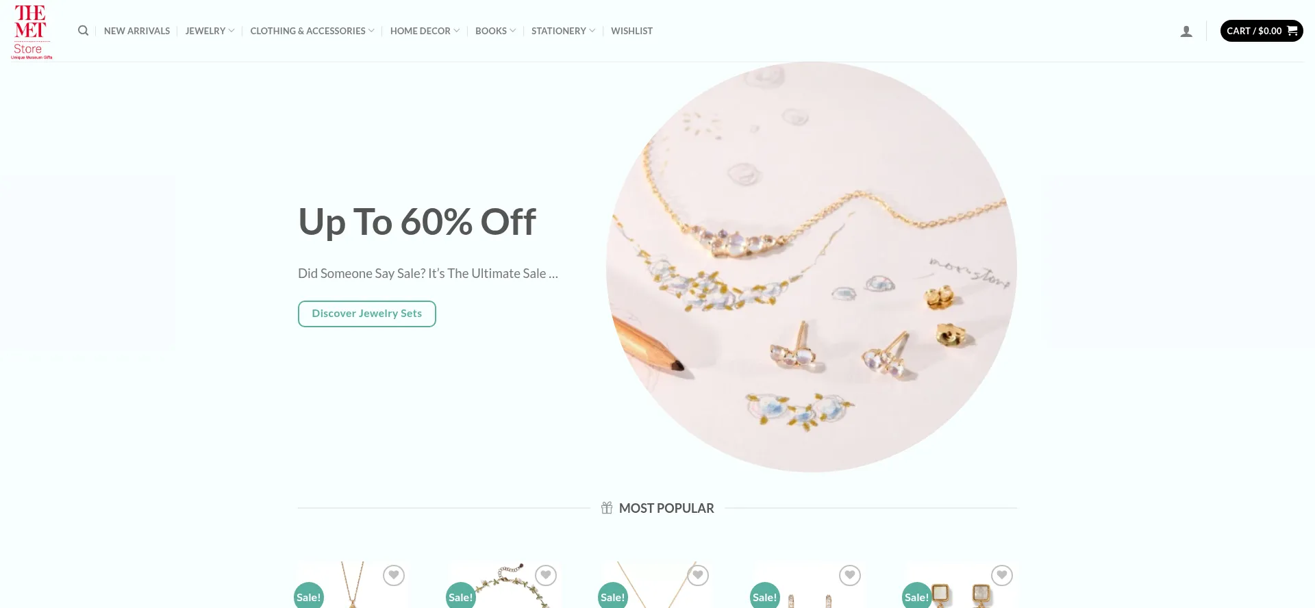 Website screenshot of Uniquemuseumgifts.com