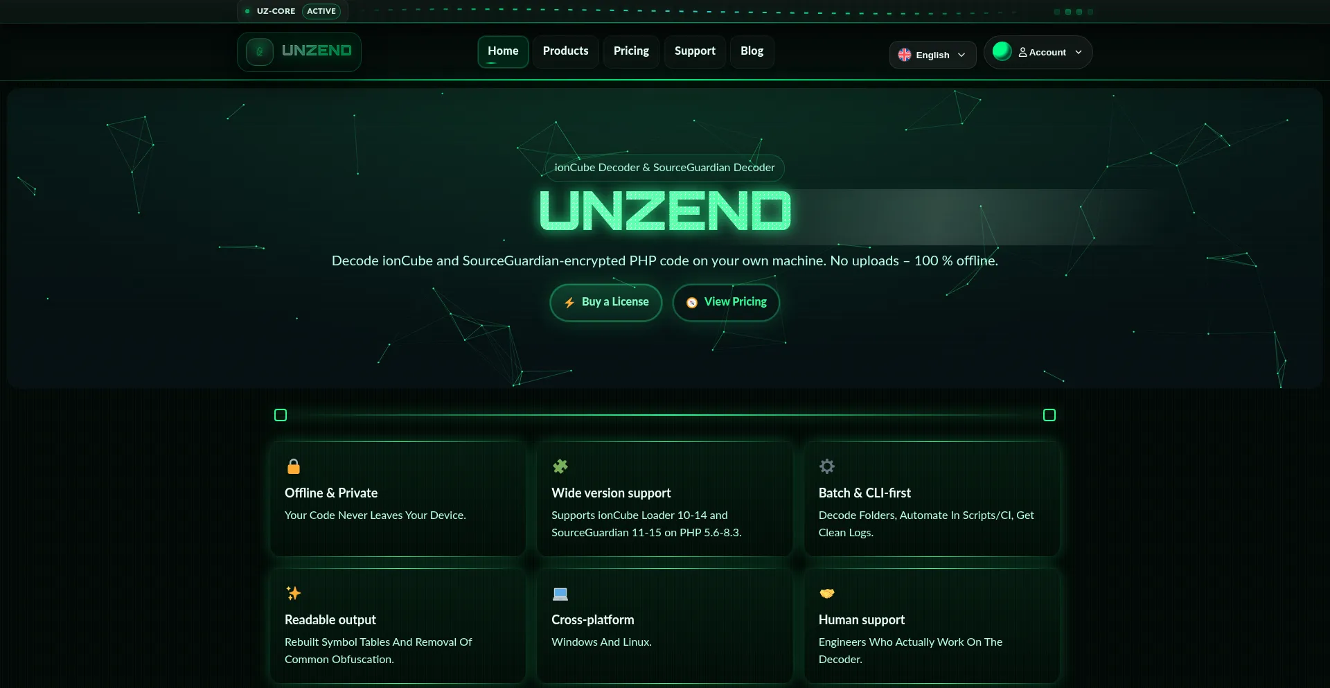 Unzend.net