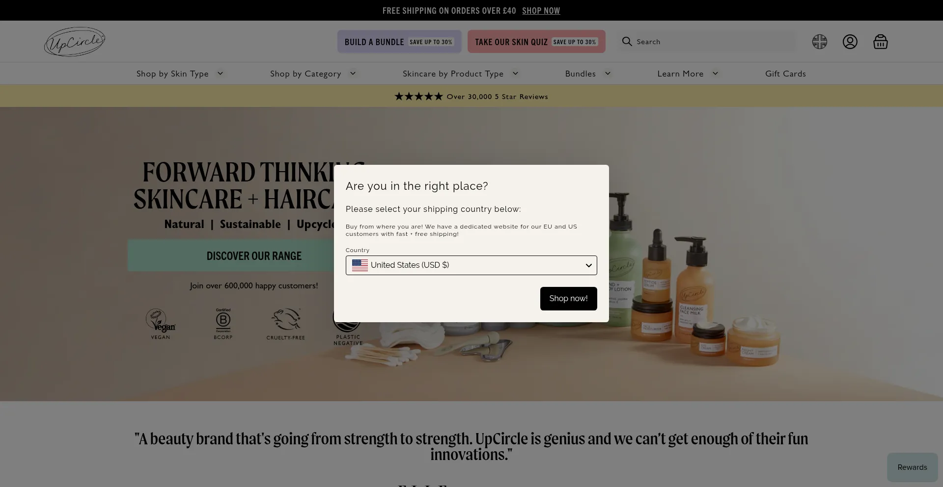 Upcirclebeauty.com