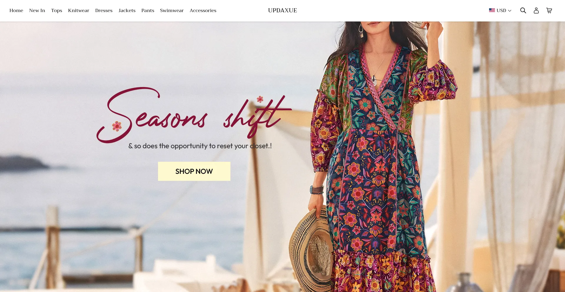 Website screenshot of Updaxue.com
