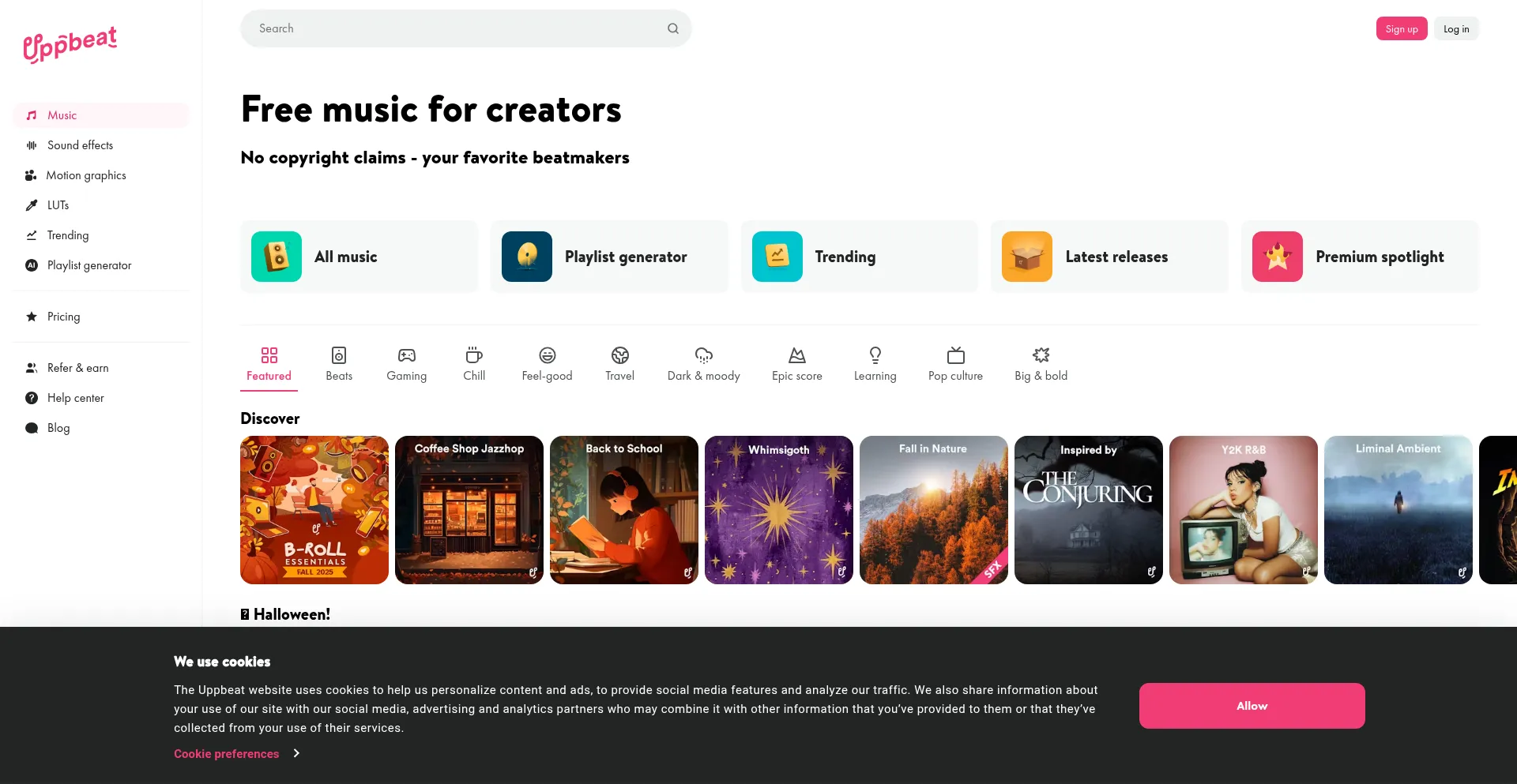 Uppbeat.io