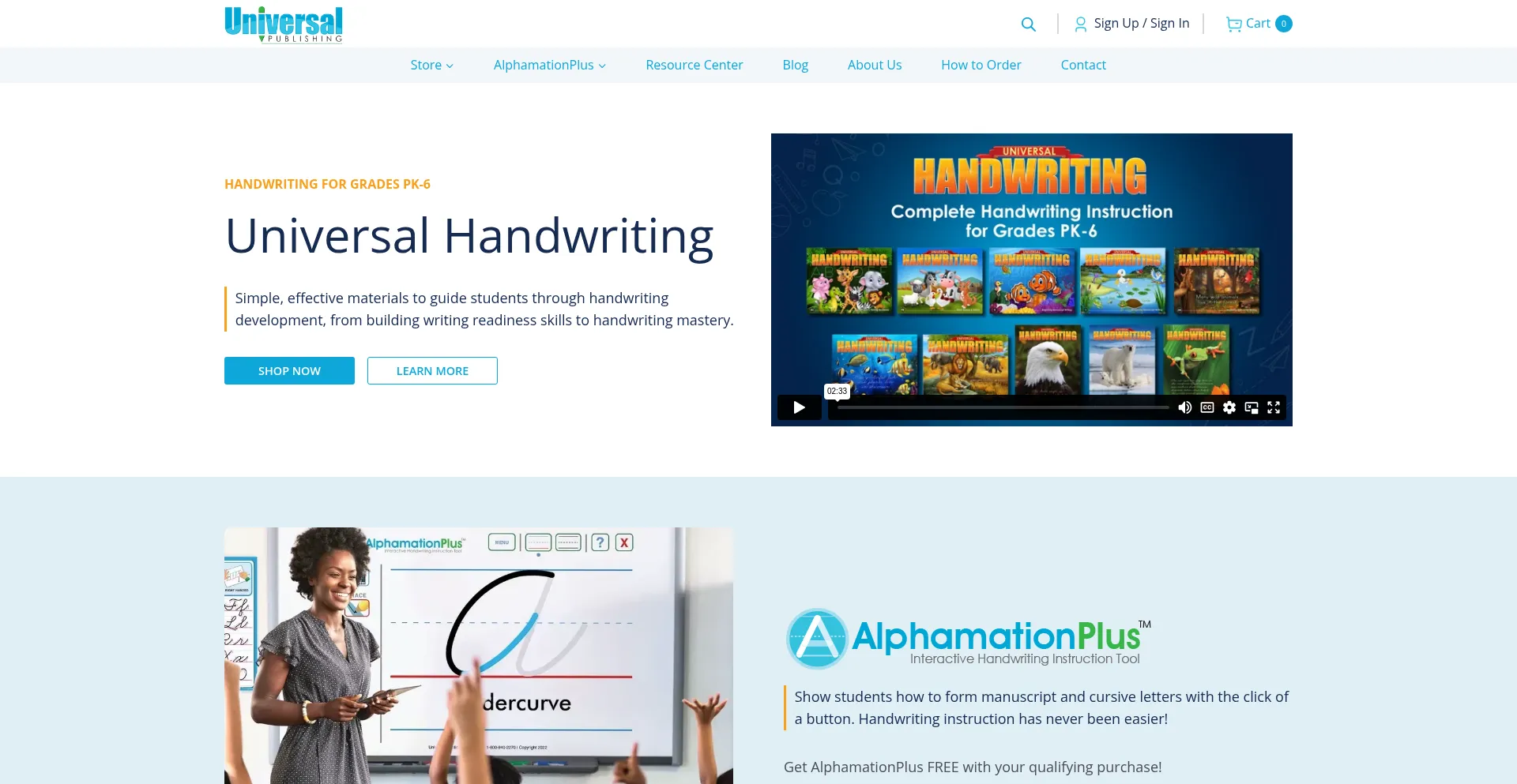 Website screenshot of Upub.net