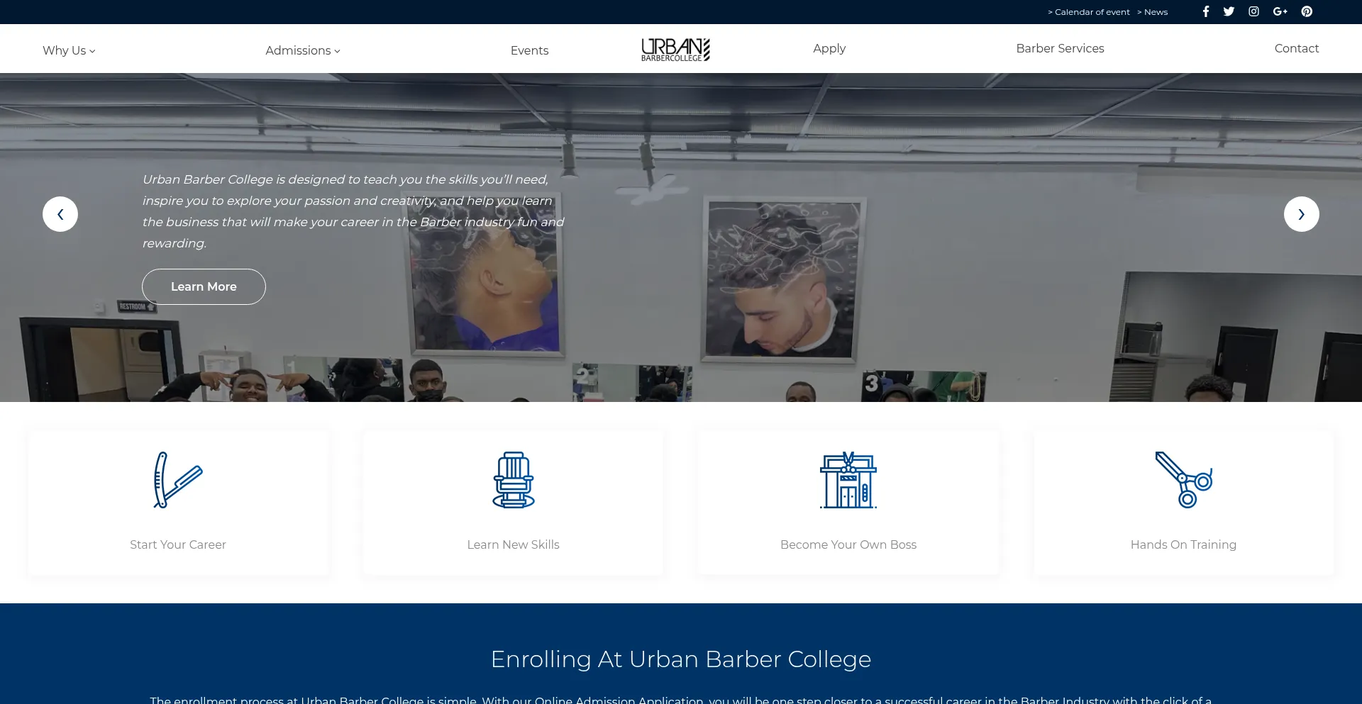 Urbanbarbercollege.com