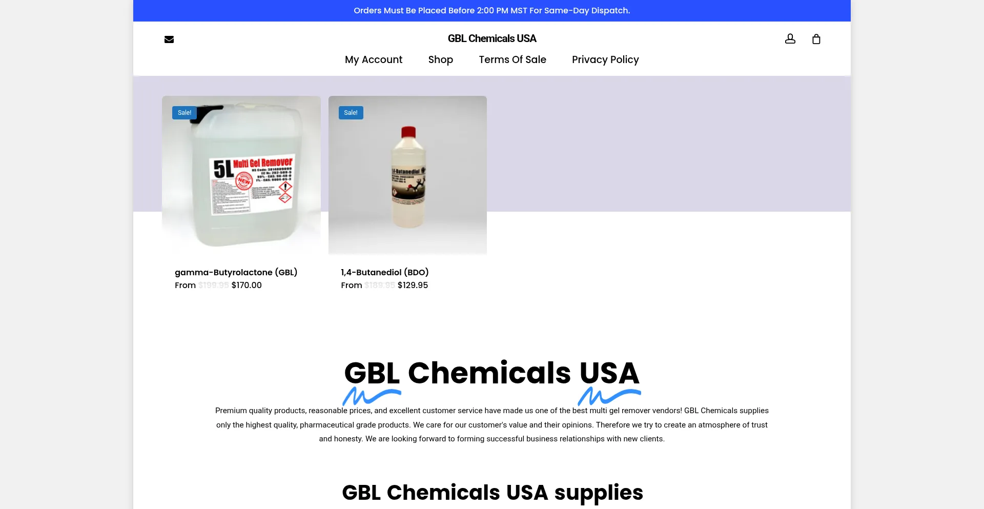 Us.gblchemicals.net