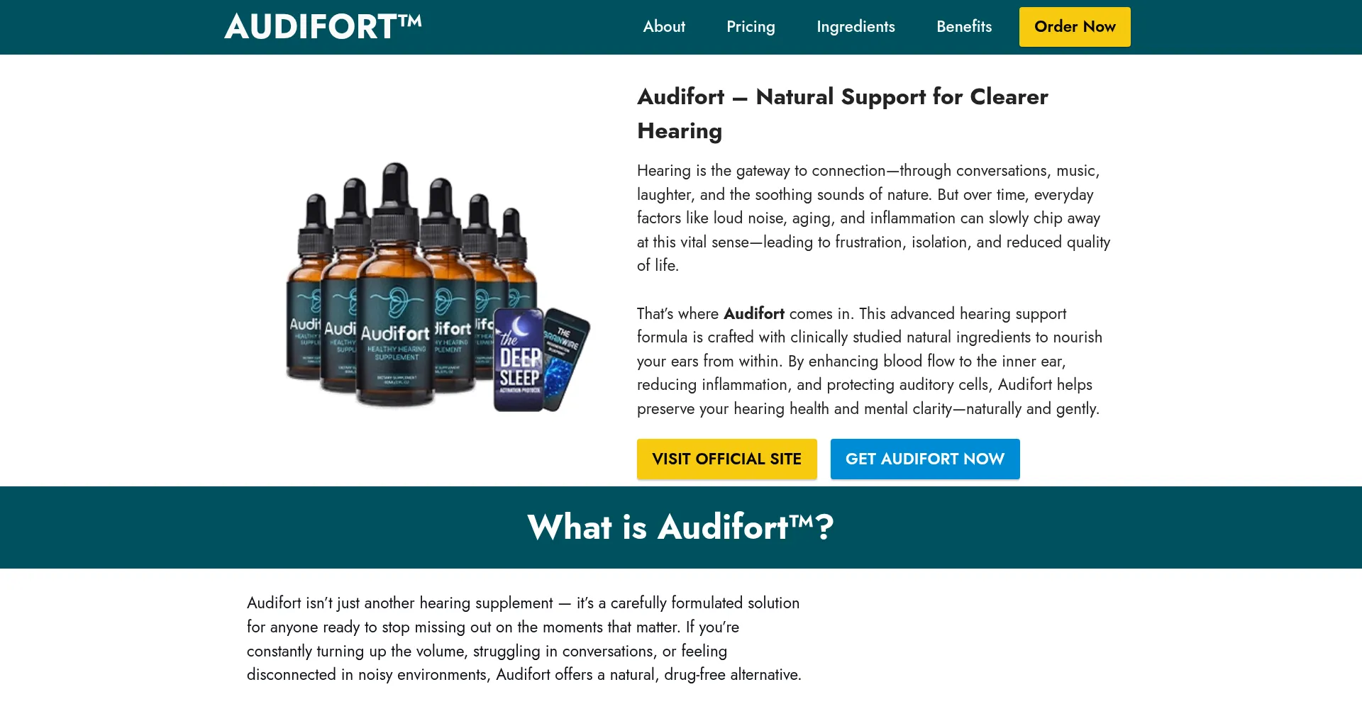 Website screenshot of Us-aodifort.com