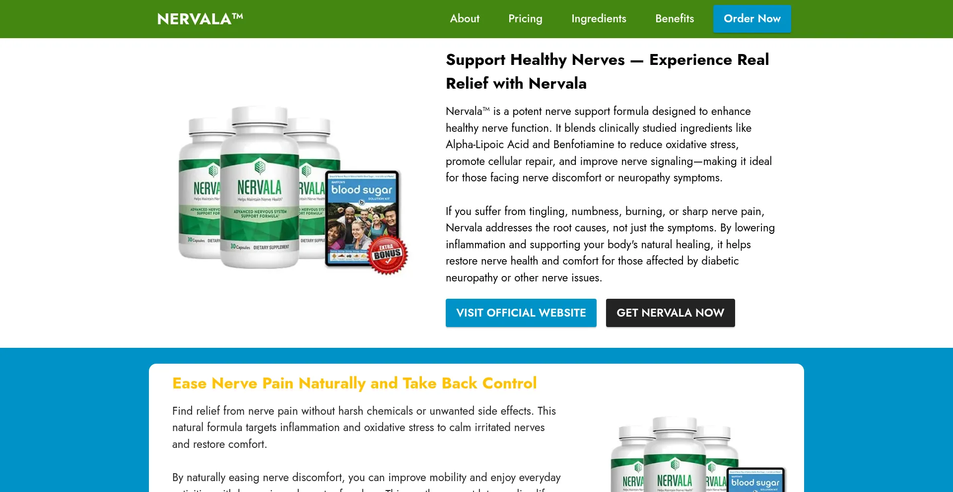 Website screenshot of Us-eng-nervala.com