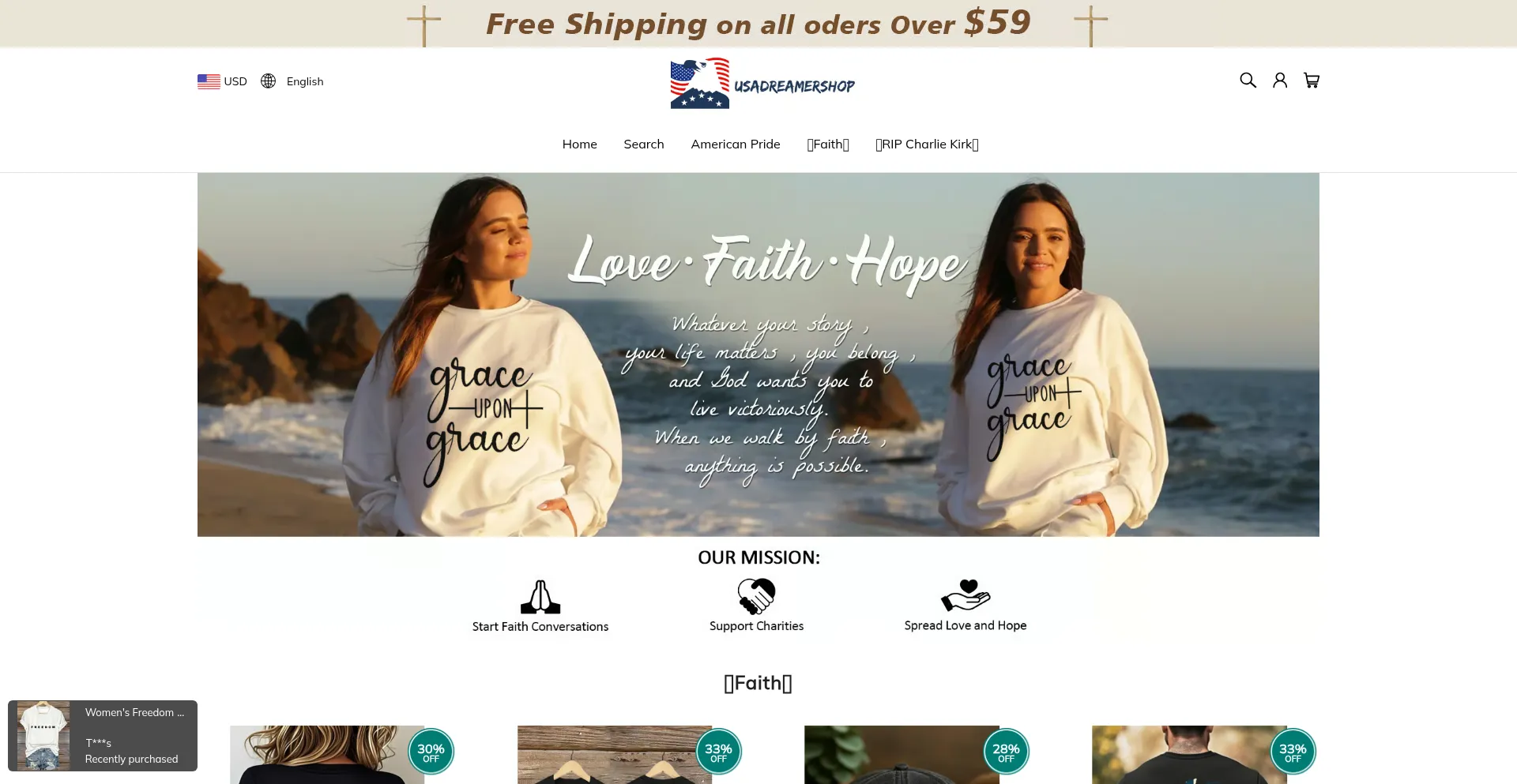 Usadreamershop.com