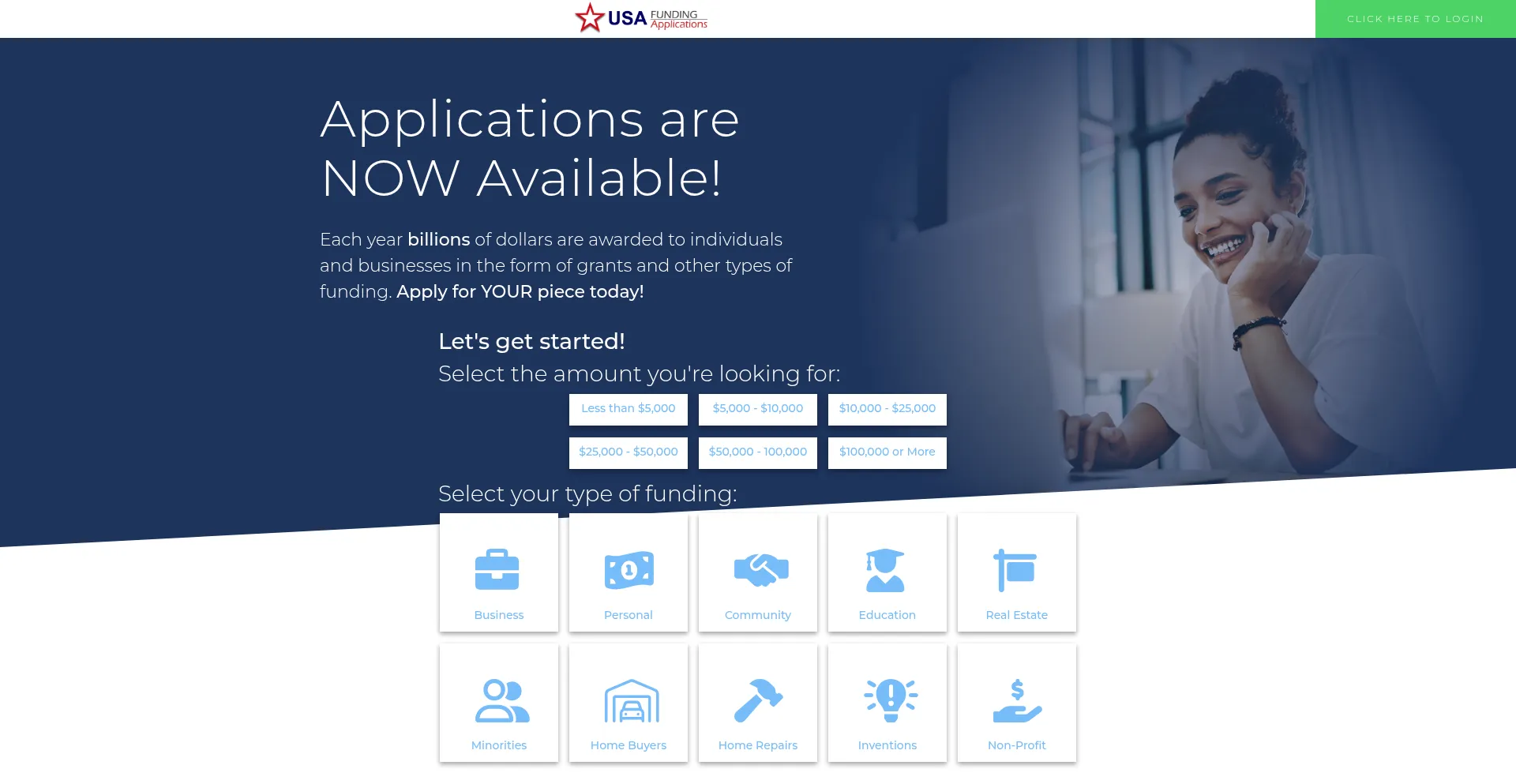 Usafundingapplications.org