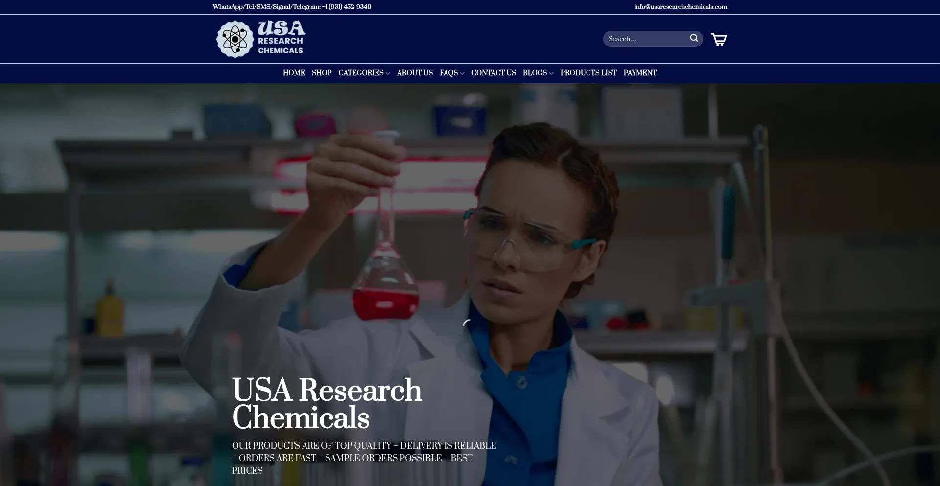 Usaresearchchemicals.com