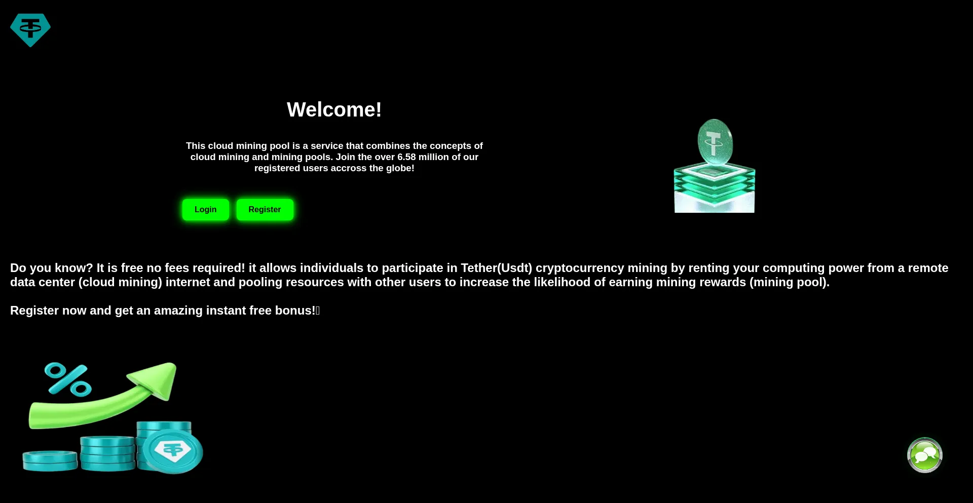 Usdtminingpool.com