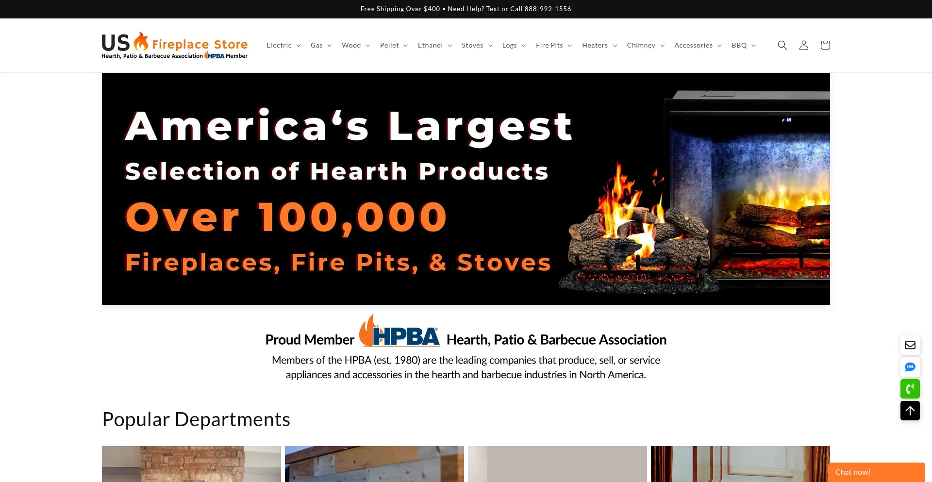 Usfireplacestore.com