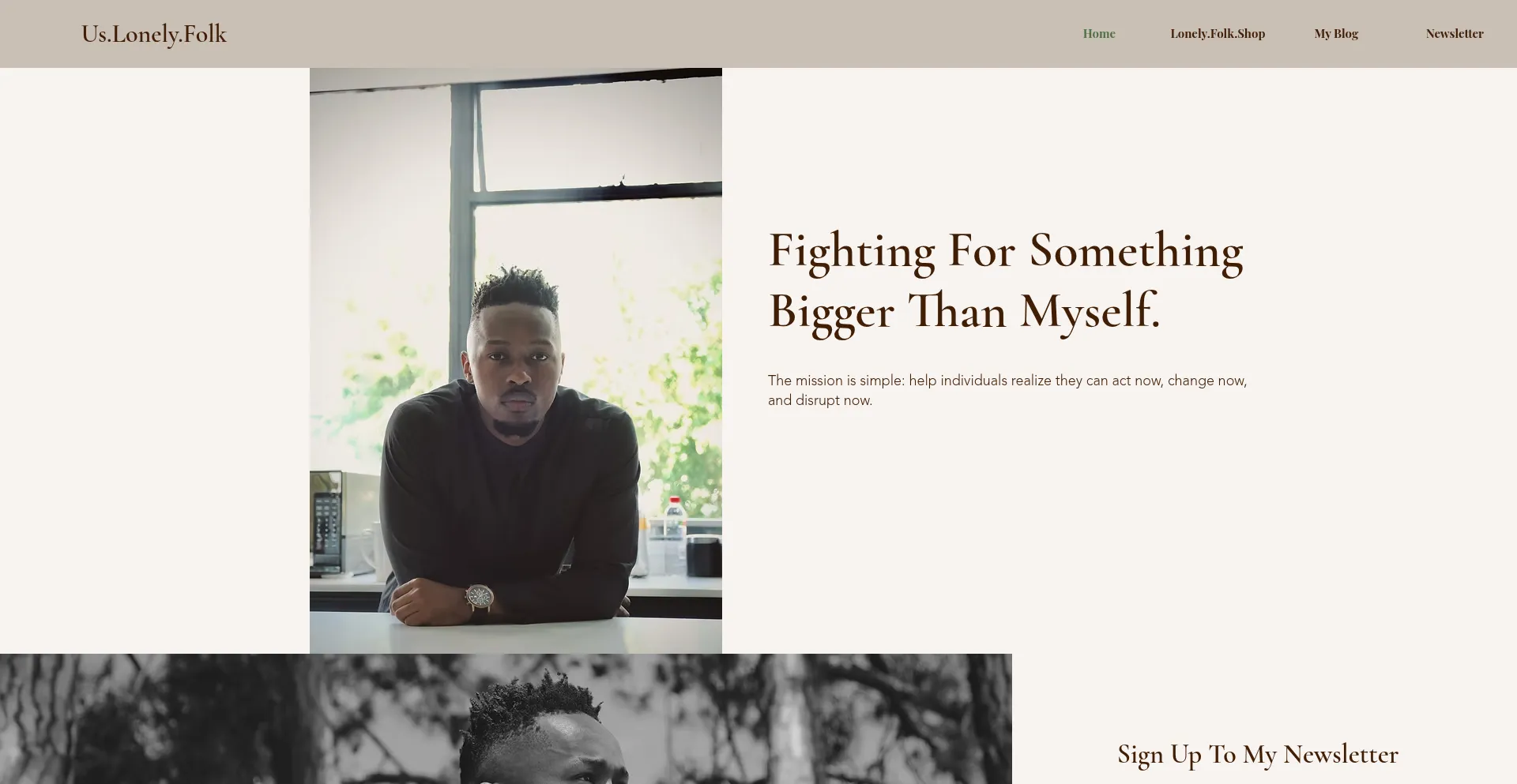 Website screenshot of Uslonelyfolk.com